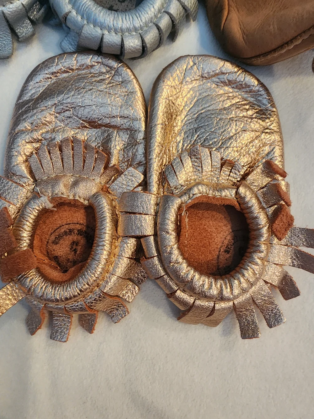 Lot Of 5 Freshly Picked Leather Toddler Shoes 4 And 5